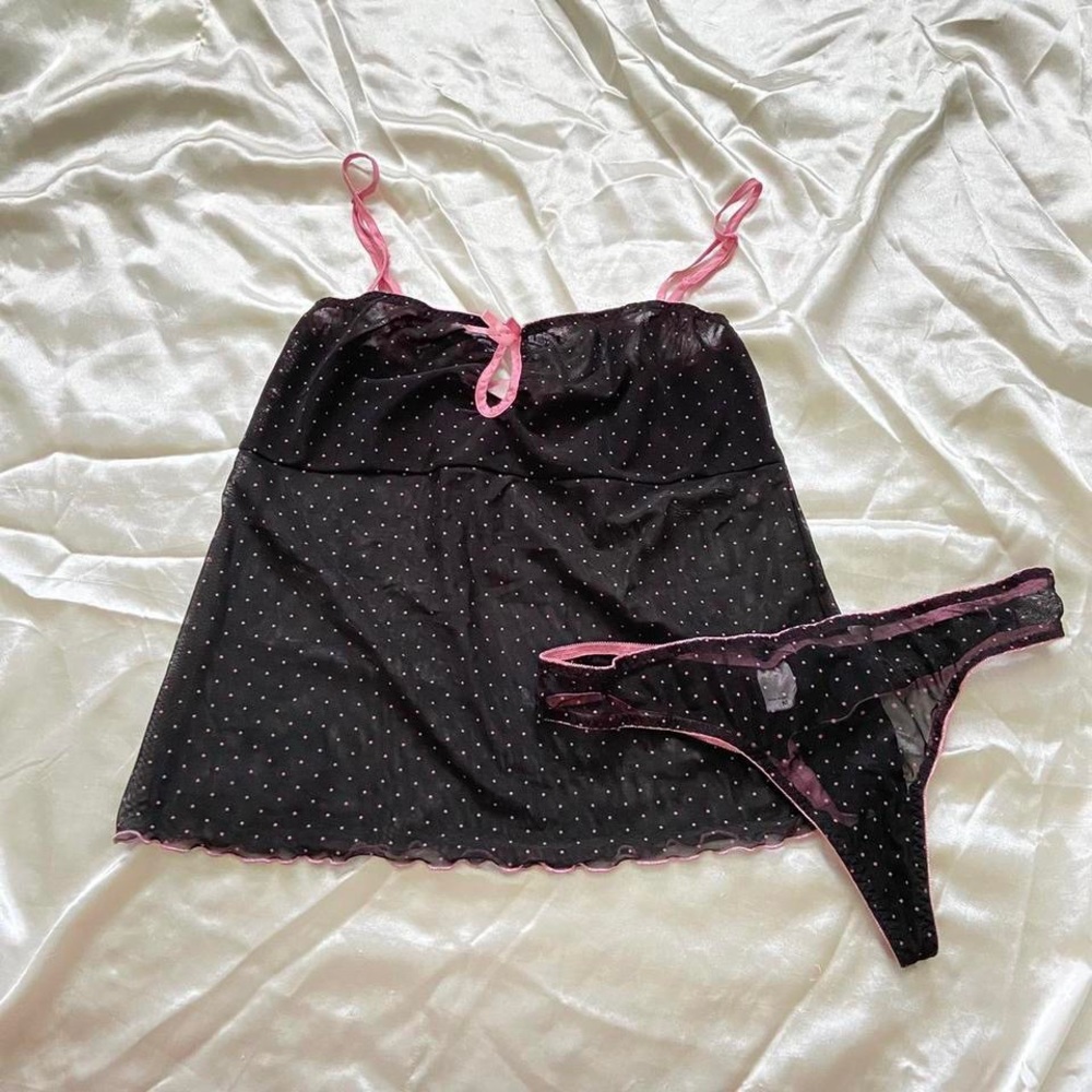 Victoria’s Secret sheer mesh nightie set